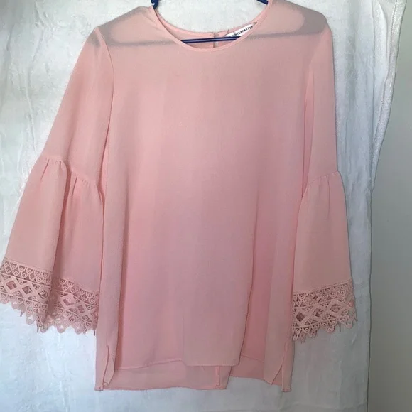 PINK BLOUSE SZ M - Picture 1 of 4